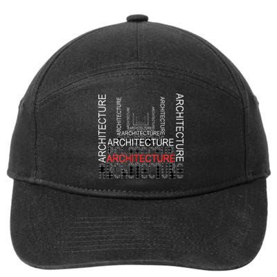 Architect Architecture 7-Panel Snapback Hat
