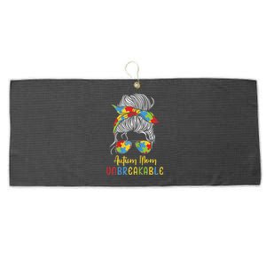 Autism Awareness Acceptance Autism Mom Unbreakable Large Microfiber Waffle Golf Towel