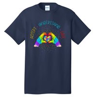 Autism Awareness Accept Understand Love ASD Heart Tall T-Shirt