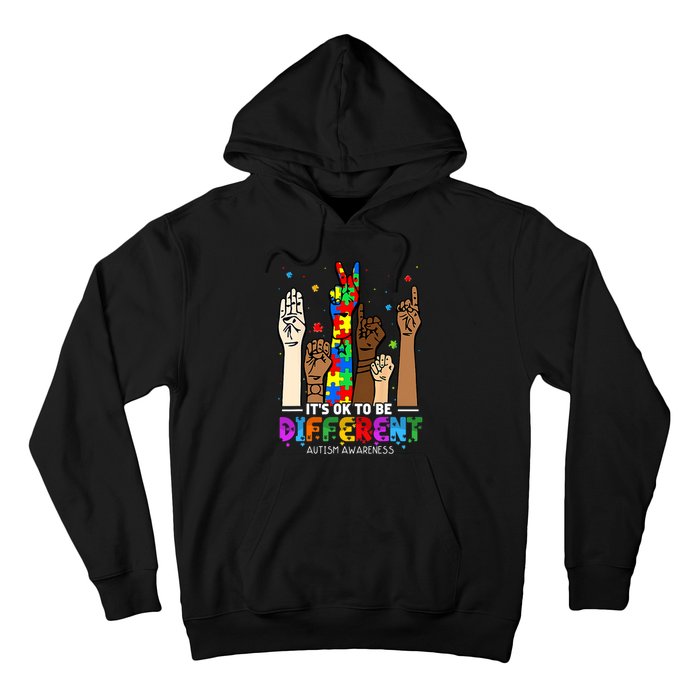 Autism Awareness Acceptance Women Its Ok To Be Different Hoodie