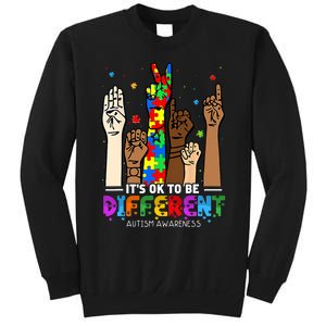 Autism Awareness Acceptance Women Its Ok To Be Different Sweatshirt