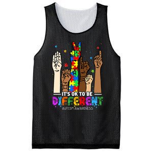 Autism Awareness Acceptance Women Its Ok To Be Different Mesh Reversible Basketball Jersey Tank