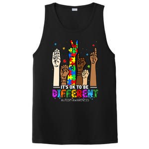 Autism Awareness Acceptance Women Its Ok To Be Different PosiCharge Competitor Tank