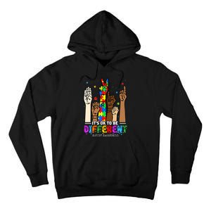 Autism Awareness Acceptance Women Its Ok To Be Different Tall Hoodie