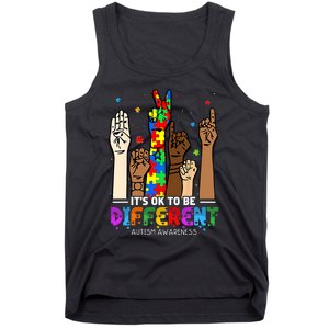 Autism Awareness Acceptance Women Its Ok To Be Different Tank Top