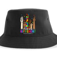 Autism Awareness Acceptance Wo Kid Its Ok To Be Different Sustainable Bucket Hat