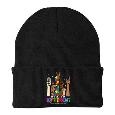 Autism Awareness Acceptance Wo Kid Its Ok To Be Different Beanie