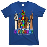 Autism Awareness Acceptance Wo Kid Its Ok To Be Different T-Shirt