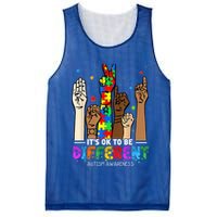 Autism Awareness Acceptance Wo Kid Its Ok To Be Different Mesh Reversible Basketball Jersey Tank