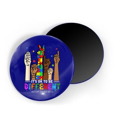 Autism Awareness Acceptance Wo Kid Its Ok To Be Different Magnet