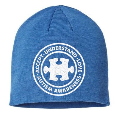 Autism Awareness Accept Understand Love Vintage  Wo Sustainable Beanie