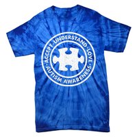 Autism Awareness Accept Understand Love Vintage  Wo Tie-Dye T-Shirt