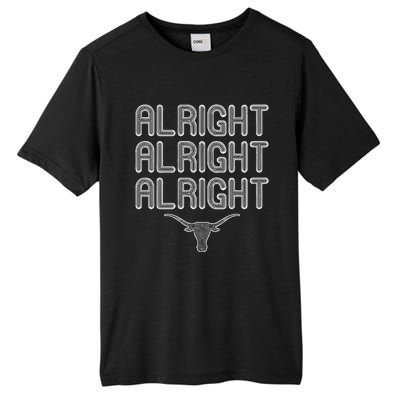 Alright Alright Alright Texas Bull Texas Pride State USA Tall Fusion ChromaSoft Performance T-Shirt