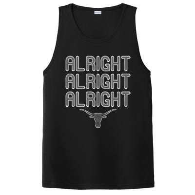 Alright Alright Alright Texas Bull Texas Pride State USA PosiCharge Competitor Tank