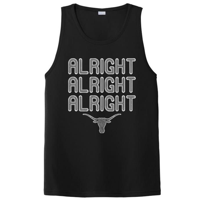 Alright Alright Alright Texas Bull Texas Pride State USA PosiCharge Competitor Tank