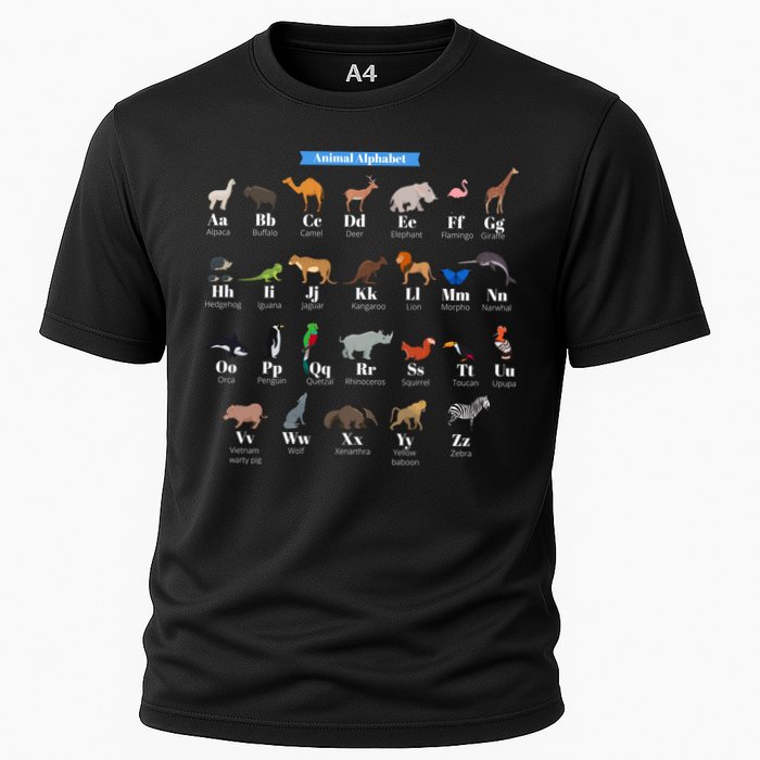 Animal Alphabet Cooling Performance Crew T-Shirt
