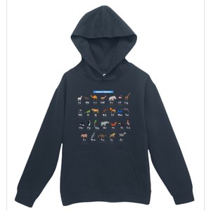 Animal Alphabet Urban Pullover Hoodie