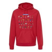 Animal Alphabet Premium Hoodie