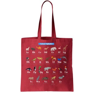 Animal Alphabet Tote Bag