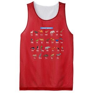 Animal Alphabet Mesh Reversible Basketball Jersey Tank