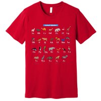 Animal Alphabet Premium T-Shirt