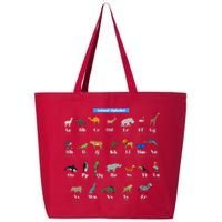 Animal Alphabet 25L Jumbo Tote