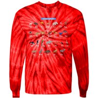 Animal Alphabet Tie-Dye Long Sleeve Shirt