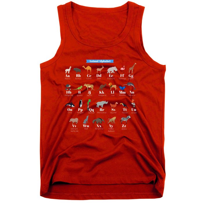 Animal Alphabet Tank Top