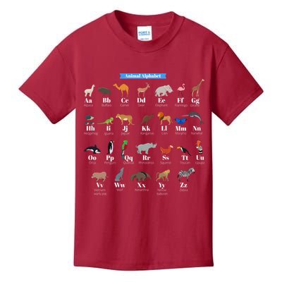 Animal Alphabet Kids T-Shirt