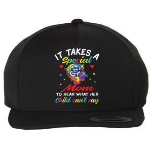 Autism Awareness Acceptance Autism Mom Unbreakable Wool Snapback Cap