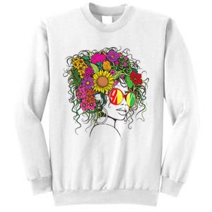 Afro African American  Black Melanin Queen Juneteenth Sweatshirt