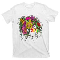 Afro African American  Black Melanin Queen Juneteenth T-Shirt