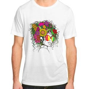 Afro African American  Black Melanin Queen Juneteenth Adult ChromaSoft Performance T-Shirt