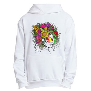 Afro African American  Black Melanin Queen Juneteenth Urban Pullover Hoodie