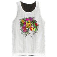 Afro African American  Black Melanin Queen Juneteenth Mesh Reversible Basketball Jersey Tank