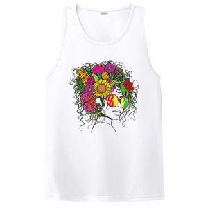 Afro African American  Black Melanin Queen Juneteenth PosiCharge Competitor Tank