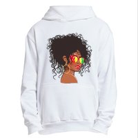 Afro African American  Black Melanin Queen Juneteenth Urban Pullover Hoodie