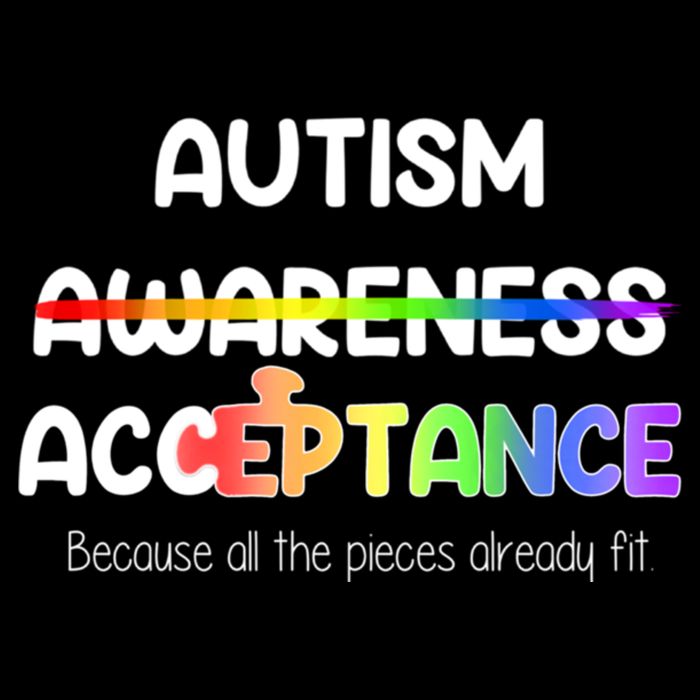 Autism Awareness Acceptance All The Pieces Button