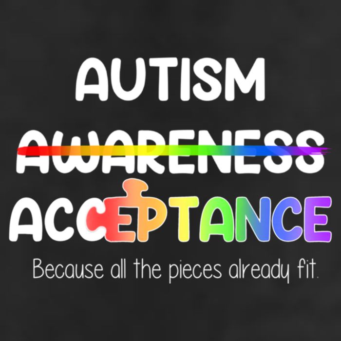 Autism Awareness Acceptance All The Pieces 25L Jumbo Tote