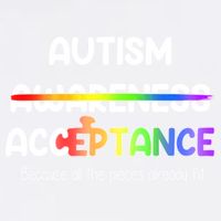 Autism Awareness Acceptance All The Pieces Garment-Dyed Sweatshirt