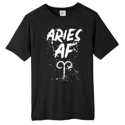 Aries AF Astrology March April Birthday Zodiac Funny Gift Tall Fusion ChromaSoft Performance T-Shirt