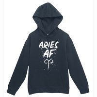 Aries AF Astrology March April Birthday Zodiac Funny Gift Urban Pullover Hoodie