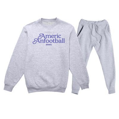 Americ Anfootball Premium Crewneck Sweatsuit Set