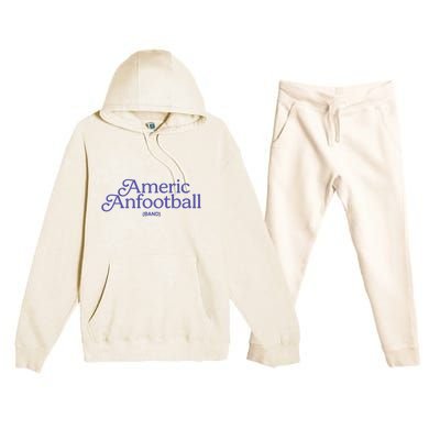 Americ Anfootball Premium Hooded Sweatsuit Set