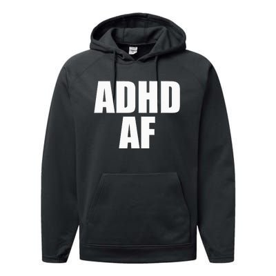 Adhd Af Performance Fleece Hoodie