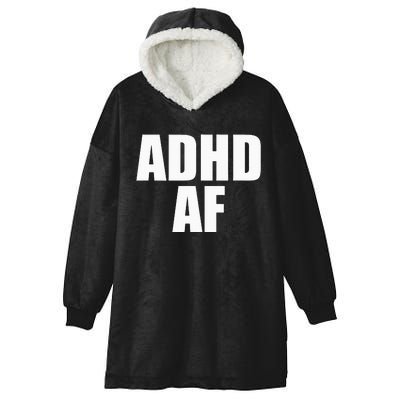 Adhd Af Hooded Wearable Blanket