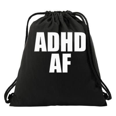 Adhd Af Drawstring Bag