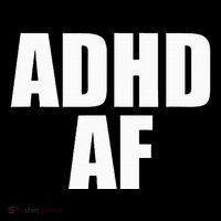 Adhd Af Drawstring Bag