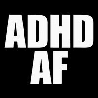 Adhd Af Cropped Pullover Crew