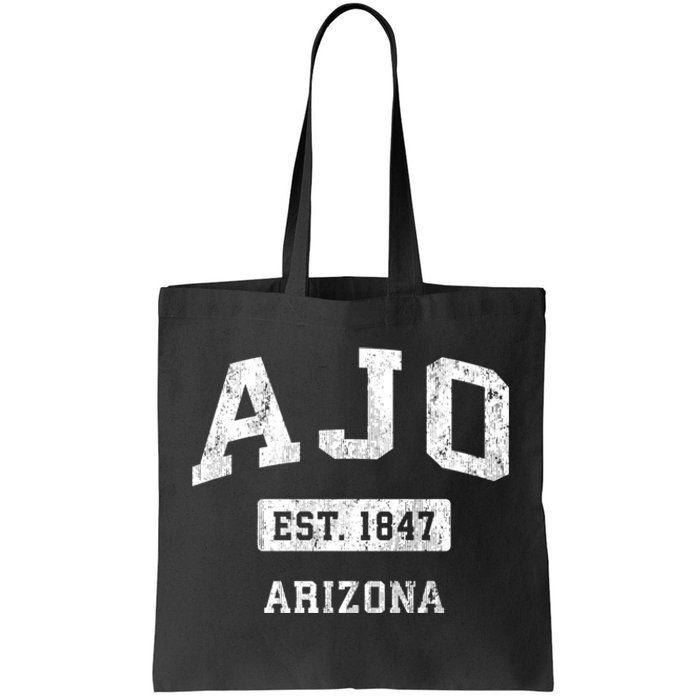 Ajo Arizona Az Vintage Sports Tote Bag